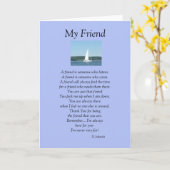 友だちのグリーティングカード カード (黄色い花)