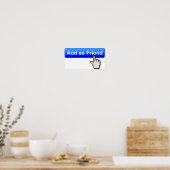 友だちのポスターのおもしろい追加 ポスター (キッチン)