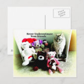 友だちのポストカードを過小評価しない ポストカード (正面/裏面)