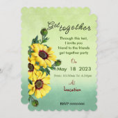 友だちの招待を集める 招待状 (正面/裏面)