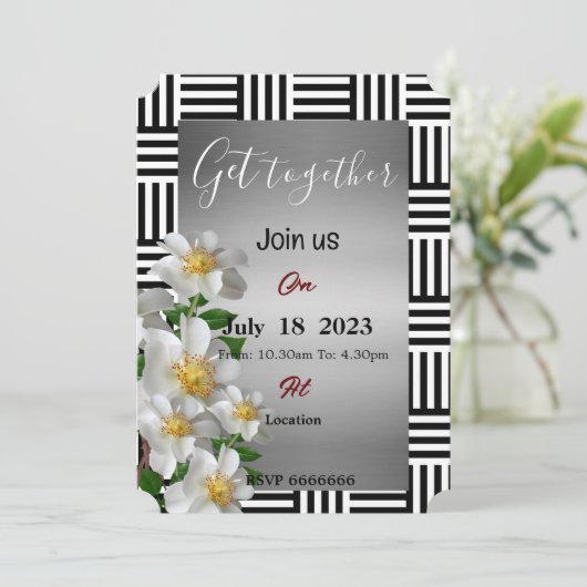 友だちの招待を集める 招待状 (スタンド正面)