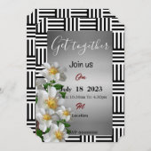 友だちの招待を集める 招待状 (正面/裏面)