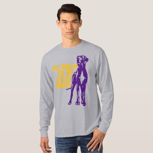 友だちのTシャツに挨拶 Tシャツ (正面フル)