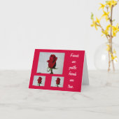 友だちは優しい カード (黄色い花)