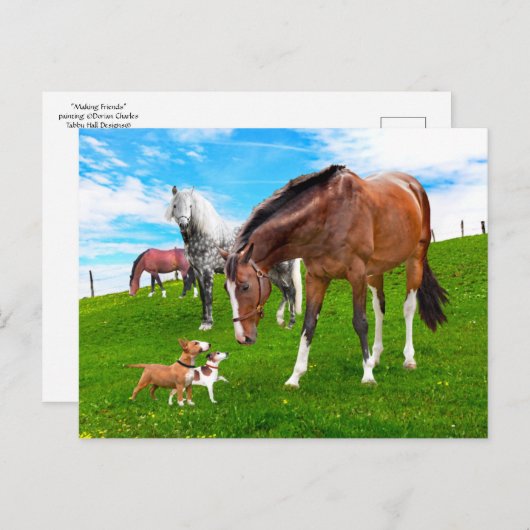 「友だちをつくる」 ポストカード (正面/裏面)