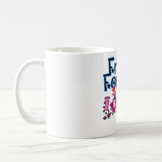 **友だちを愛してください** MUG コーヒーマグカップ (左)