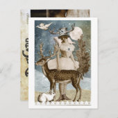 友だちポストカード付き休日 ポストカード (正面/裏面)