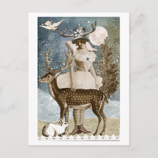 友だちポストカード付き休日 ポストカード (正面)