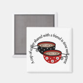 友だちマグネットと共有するコーヒー|過去記事 マグネット (正面/裏面)