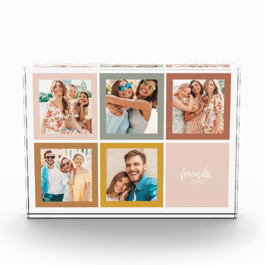 友だちモダンのミニマル写真ブロック フォトブロック (正面)