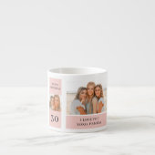 友だち写真のコラージュ |ハッピーバースデー エスプレッソカップ (正面)