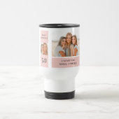 友だち写真のコラージュ |ハッピーバースデー トラベルマグ