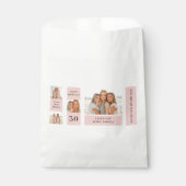 友だち写真のコラージュ |ハッピーバースデー フェイバーバッグ (正面)