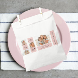 友だち写真のコラージュ |ハッピーバースデー フェイバーバッグ