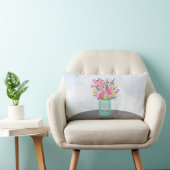 友だち母の日の花瓶 ランバークッション (椅子)