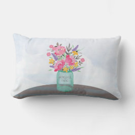 友だち母の日の花瓶 ランバークッション