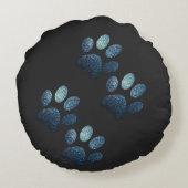 友だち犬は紺色に輝く ラウンドクッション (裏面)