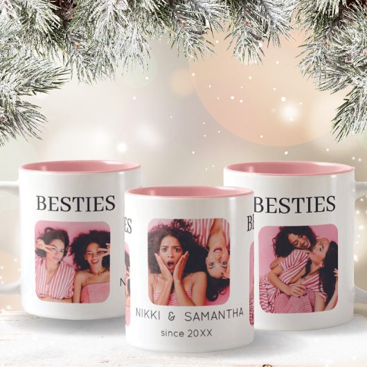 友だち用フォトマ最高のグ ツートーンマグカップ