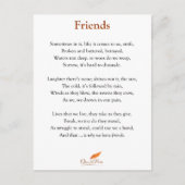 友だち詩 ポストカード (正面)