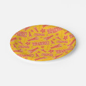 友だち™ |あなたはのロブスターパタ鮮やかーン ペーパープレート (アングル)