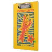 友だち™ |あなたはのロブスター図鮮やか形 クリップボード (左)