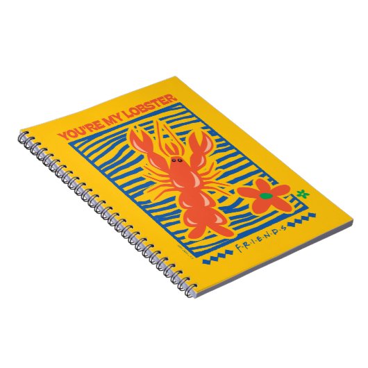 友だち™ |あなたはのロブスター図鮮やか形 ノートブック (右側)