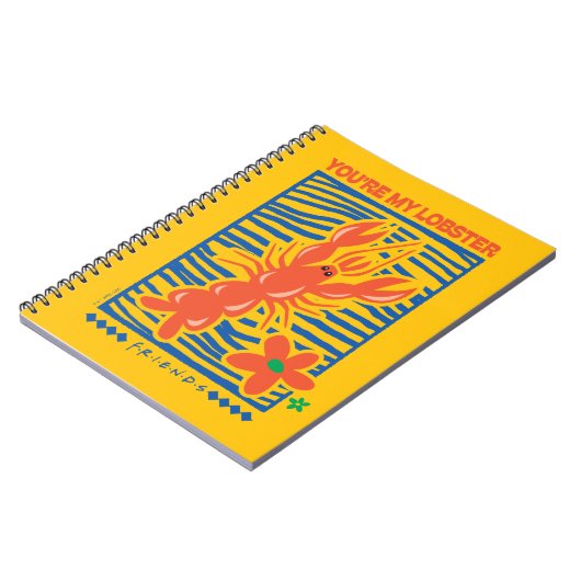 友だち™ |あなたはのロブスター図鮮やか形 ノートブック (左側)