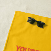 友だち™ |あなたはのロブスター図鮮やか形 ビーチタオル (インサイチュ)