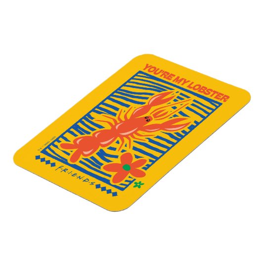 友だち™ |あなたはのロブスター図鮮やか形 マグネット (左側)