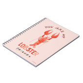 友だち™ |あなたは私のロブスター水彩画 ノートブック (左側)