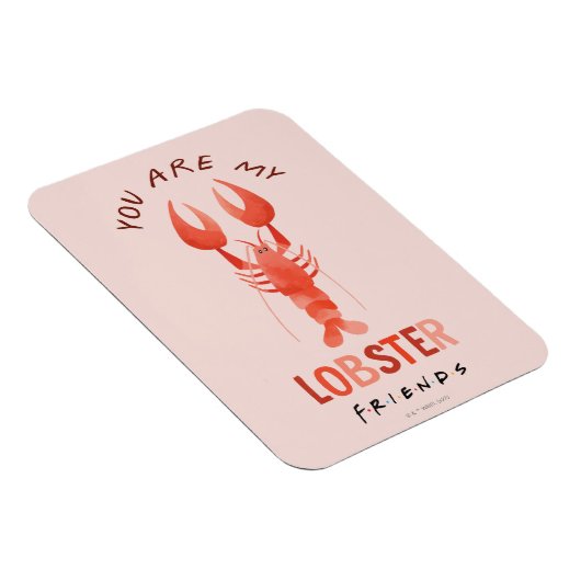 友だち™ |あなたは私のロブスター水彩画 マグネット (右側)