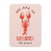 友だち™ |あなたは私のロブスター水彩画 マグネット (縦)