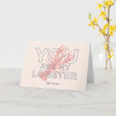 友だち™ |あなたは私のロブスター カード (黄色い花)
