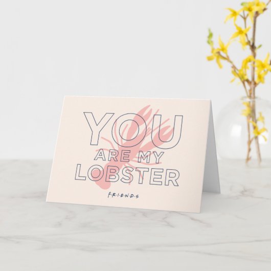 友だち™ |あなたは私のロブスター カード (黄色い花)