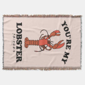 友だち™ |あなたは私のロブスター-クラシックタイポグラフィ スローブランケット (正面)