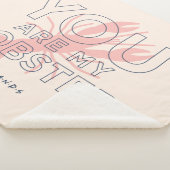 友だち™ |あなたは私のロブスター シェルパブランケット (3/4)