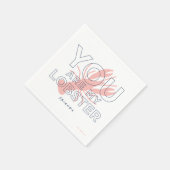 友だち™ |あなたは私のロブスター スタンダードカクテルナプキン (角)