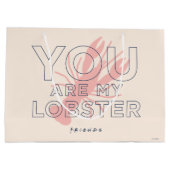 友だち™ |あなたは私のロブスター ラージペーパーバッグ (裏面)