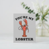 友だち™ |あなたは自分のロブスター インビテーションポストカード (スタンド正面)