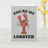 友だち™ |あなたは自分のロブスター カード (黄色い花)