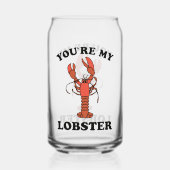 友だち™ |あなたは自分のロブスター ガラス缶 (正面)