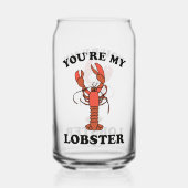 友だち™ |あなたは自分のロブスター ガラス缶 (裏面)