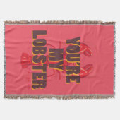 友だち™ |あなたは自分のロブスター スローブランケット (正面)