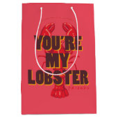 友だち™ |あなたは自分のロブスター ミディアムペーパーバッグ (正面)