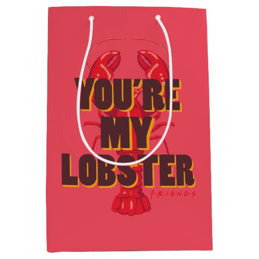 友だち™ |あなたは自分のロブスター ミディアムペーパーバッグ (正面)