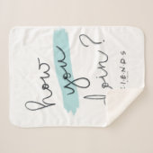 友だち™ |お元気？ シェルパブランケット (正面(横))