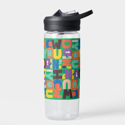 友だち™ |お客様のパター鮮やかン ウォーターボトル (左面)