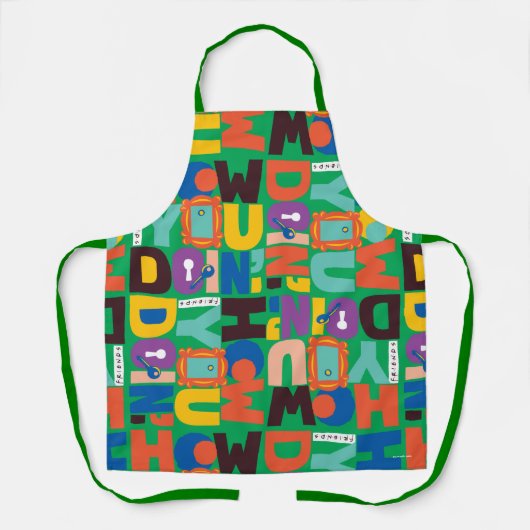 友だち™ |お客様のパター鮮やかン エプロン (正面)