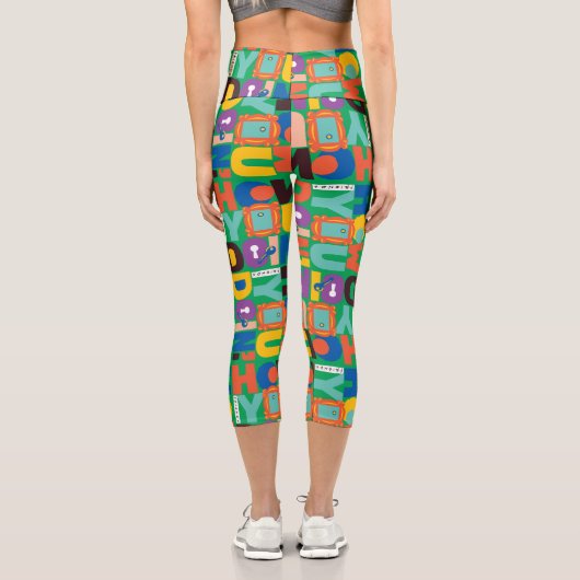 友だち™ |お客様のパター鮮やかン カプリレギンス (裏面)