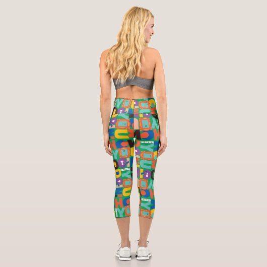 友だち™ |お客様のパター鮮やかン カプリレギンス (裏面)